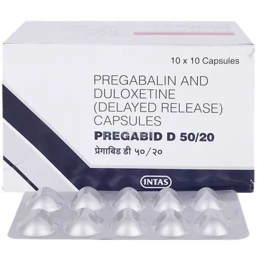pregabid d 50/20mg tablet 10's